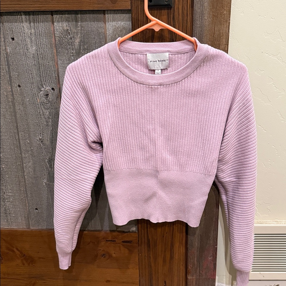 Pink Rose Sweater